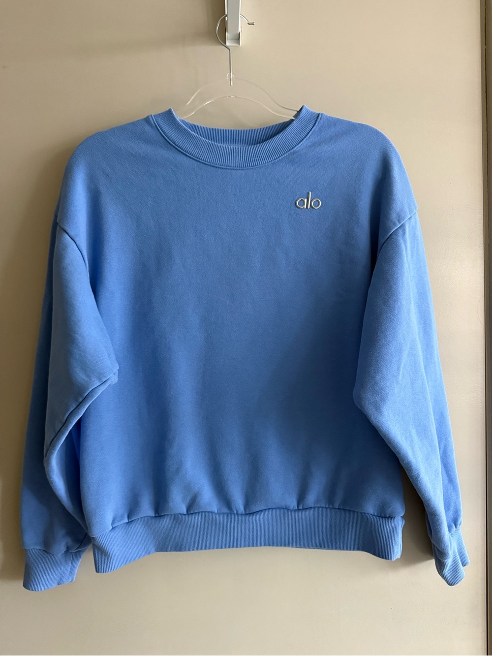 ALO Women’s Accolade Crew Neck Pullover | S | Blue